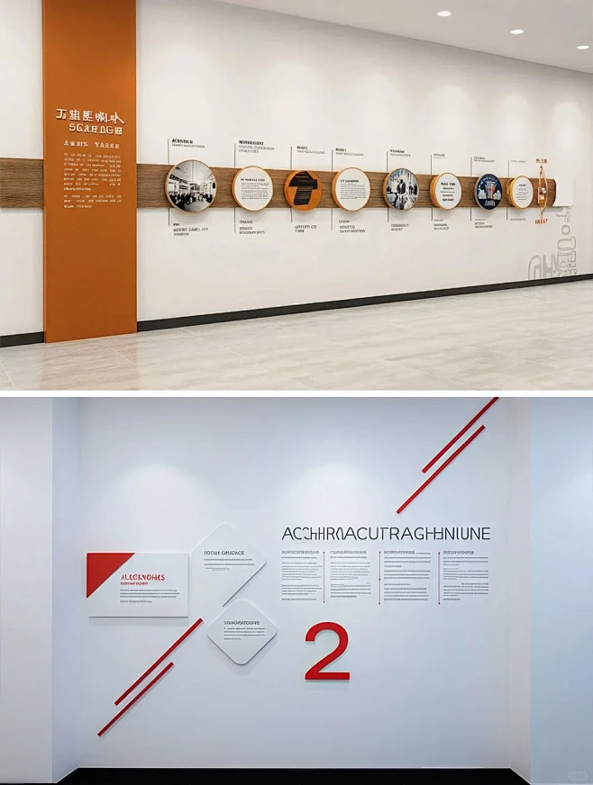 别小看这些灯槽，它是决定文化墙质感的关键